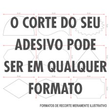 Adesivo 8X5cm - Compras somente pelo WattsApp  54 99262 4843 